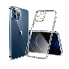 Husa iPhone 14 Pro Max Spate Transparenta Cu Protectie Camera