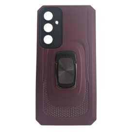 Husa Samsung A35 5G Hybrid Armor, Antisoc Cu Protectie Camera, Visiniu