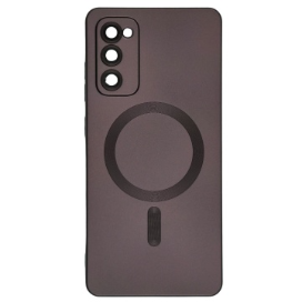 Husa Samsung S20 FE Magsafe Protectie Din Sticla Pentru Camere, Visiniu