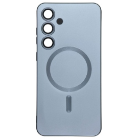 Husa Samsung S24 Magsafe Protectie Din Sticla Pentru Camere, Albastru