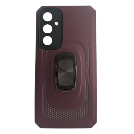 Husa Samsung A55 5G Hybrid Armor, Antisoc Cu Protectie Camera, Visiniu