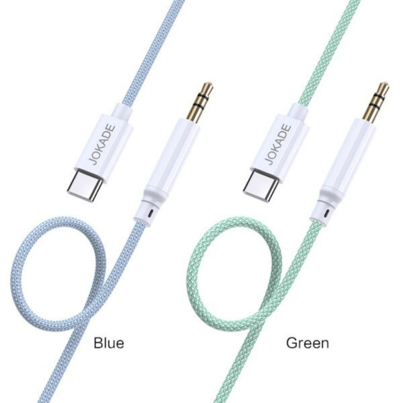 Cablu Jack Type-c Jokade JA103, 1M, Verde