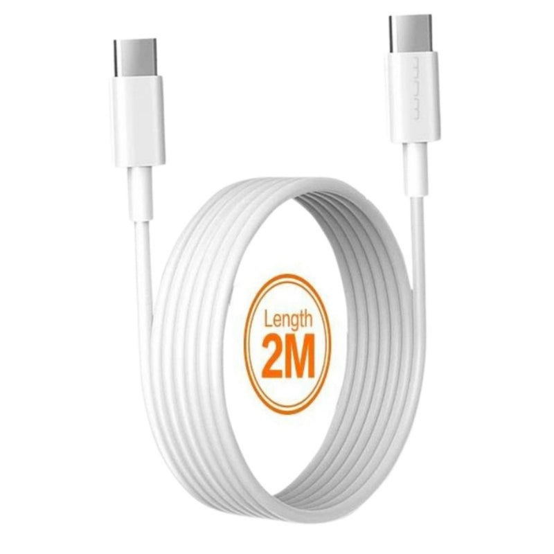 Cablu Type-c Type-c WOW X189, 2M, Alb