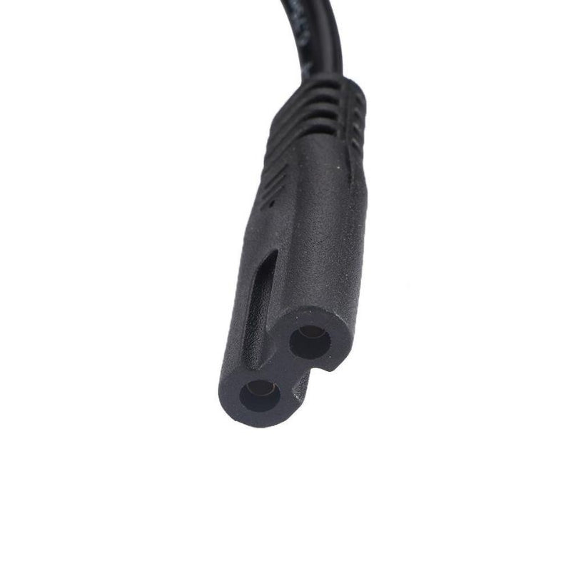 Cablu Alimentare TV Radiocasetofon Conector IEC C8 2 Pini 230V , Negru