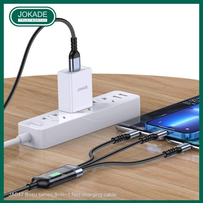 Cablu USB 3-in-1 Jokade  JA047 1.2M