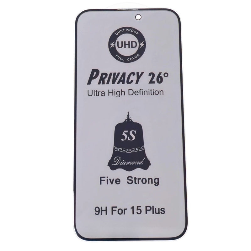 Folie Sticla UHD 5S Privacy 26º iPhone 16 Pro