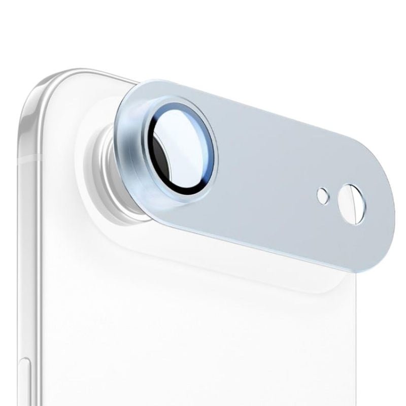 Folie iPhone 17 Air Protectie Camera Metalica, Albastru