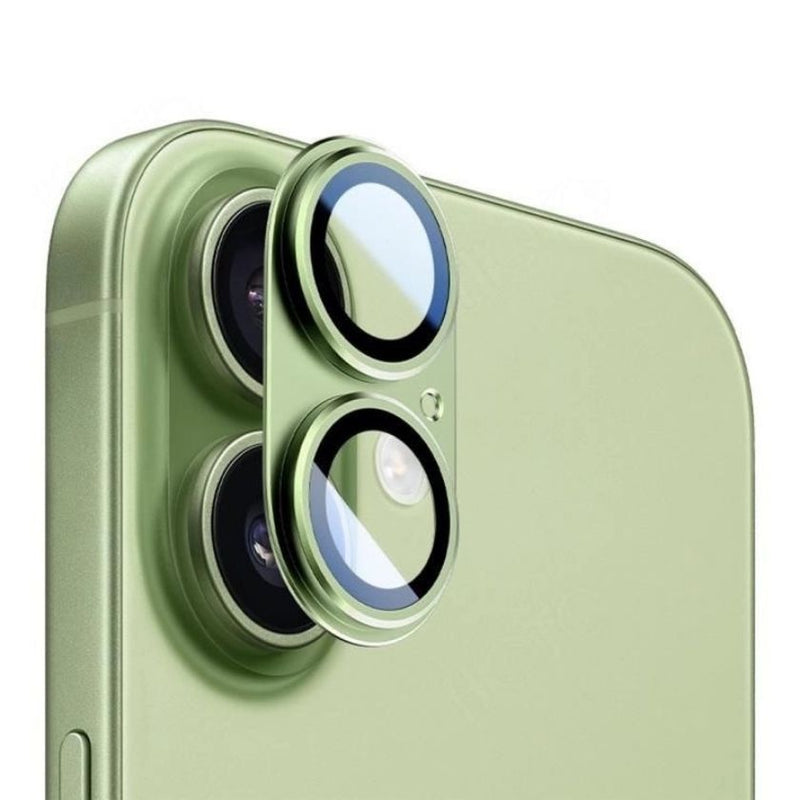 Folie iPhone 17 Protectie Camera Metalica,Verde