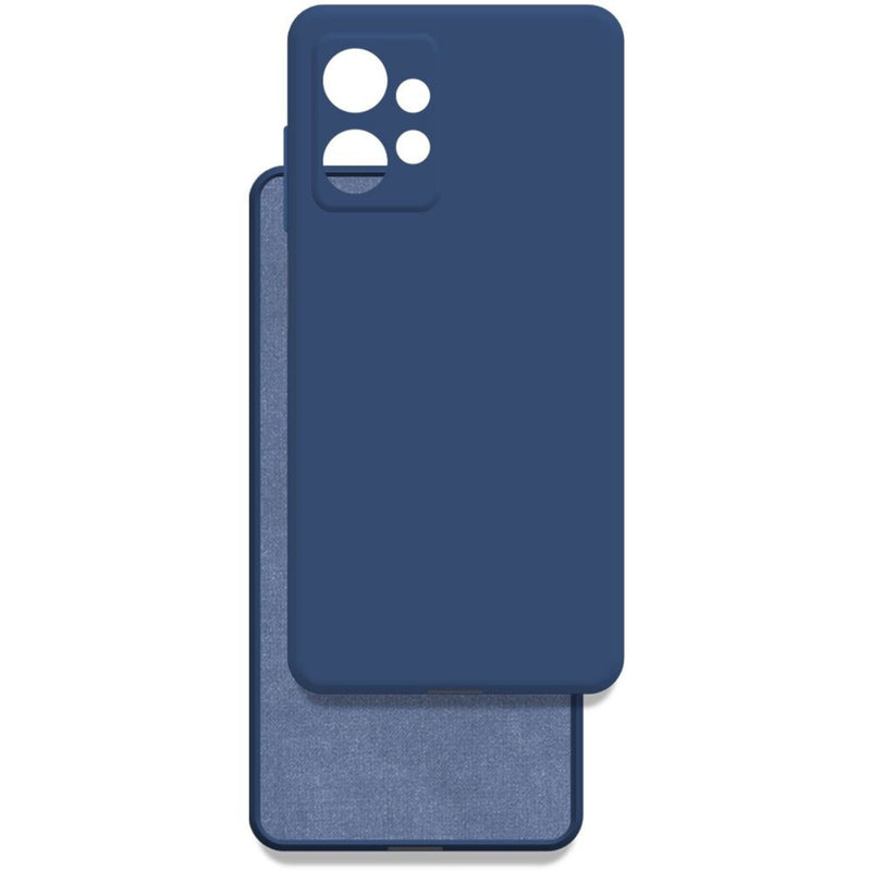 Husa Redmi Note 12 4G Spate Silicon Cu Protectie Camera, Soft, Albastru