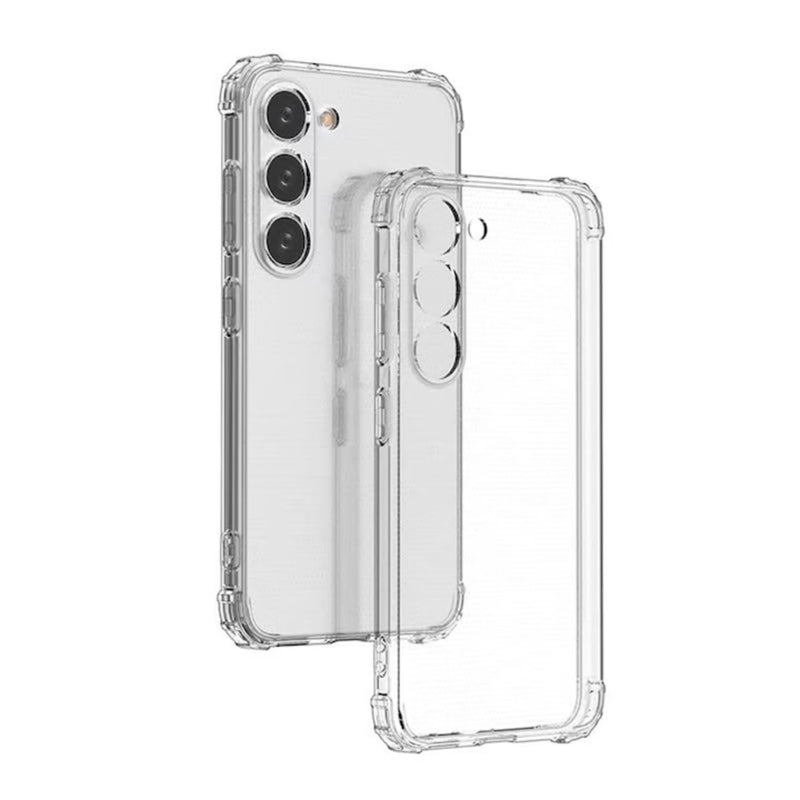 Husa Samsung S22 Spate Transparenta Antisoc Cu Protectie Camera