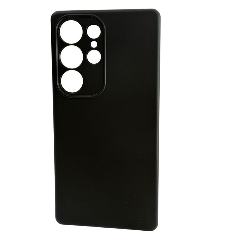 Husa Samsung S25 Ultra Spate Silicon Soft Cu Protectie Camera, Negru