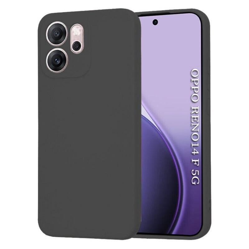 Husa Silicon Soft Oppo Reno 14F, Negru