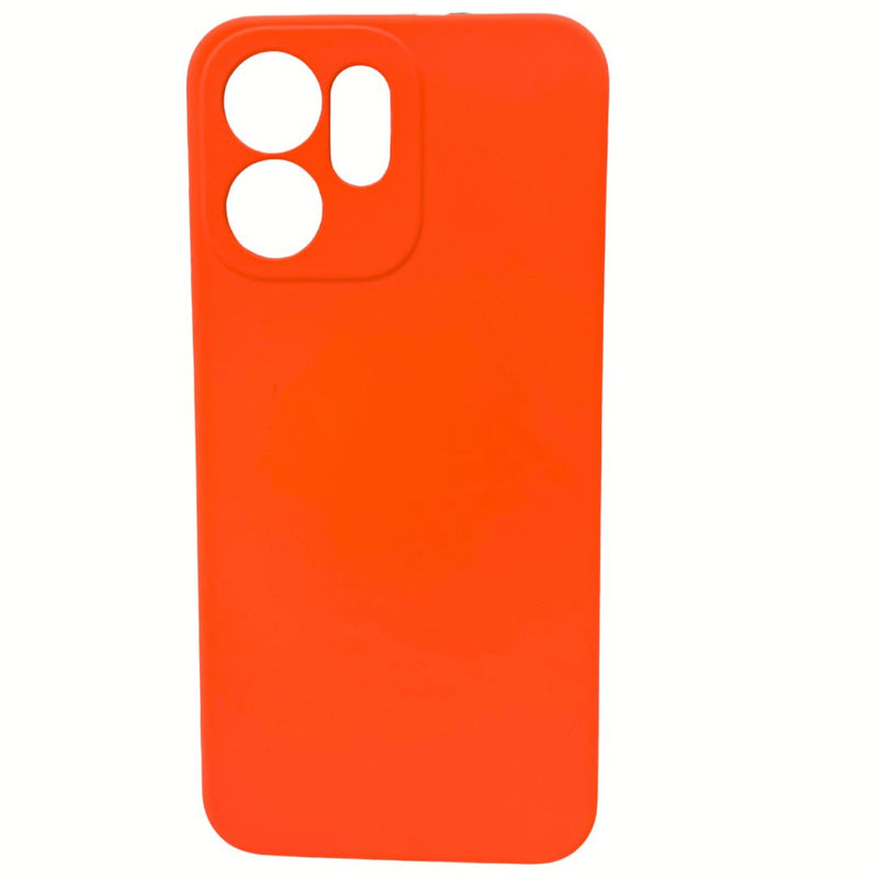 Husa Silicon Soft Oppo Reno 14F, Portocaliu