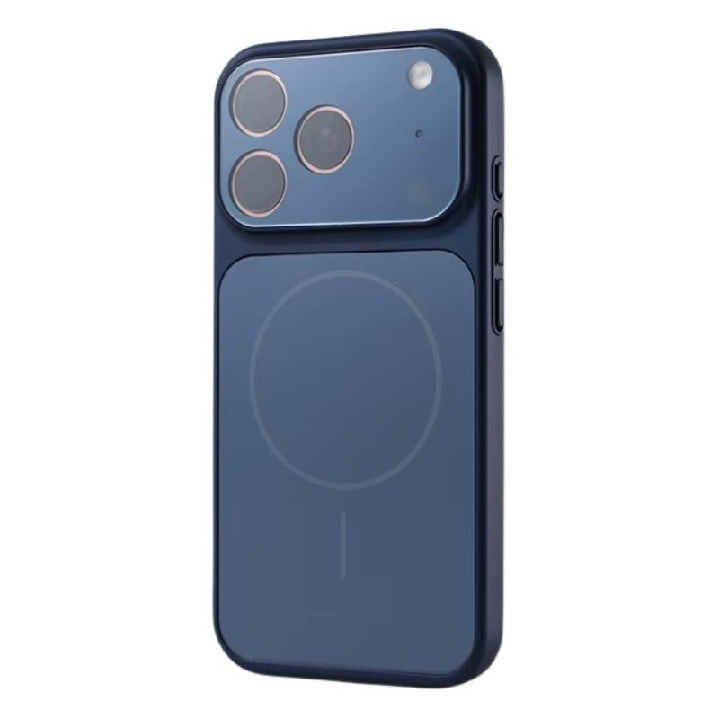 Husa iPhone 17 Pro Magsafe Cu Protectie Camera, Albastru