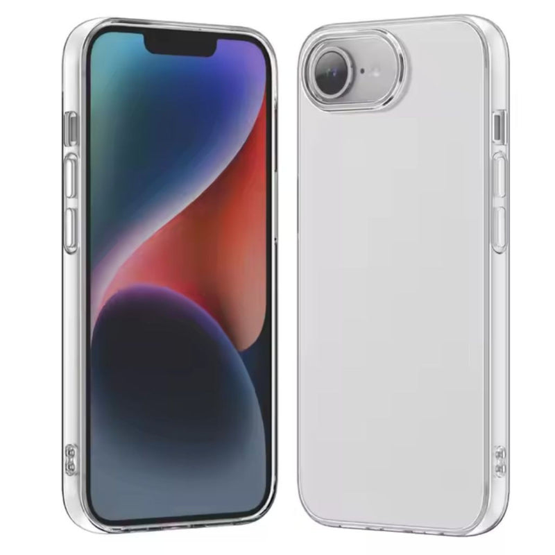 Husa iPhone SE4 Silicon Transparent Cu Protectie Camera