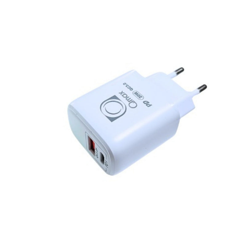 Incarcator Priza Qmax 20W, Alb, Type-c, Usb