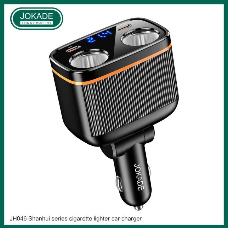 Incarcator Auto Jokade JH046 6-in-1 – Bricheta 145W, Priza 80W, Type-C 45W