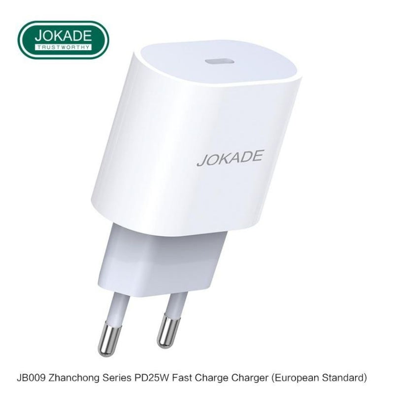 Incarcator Priza Jokade JB009 USB-C 25W, Alb