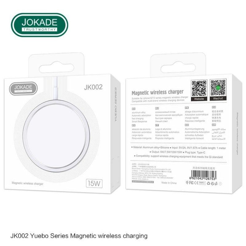 Incarcator Wireless 15W Jokade JK002