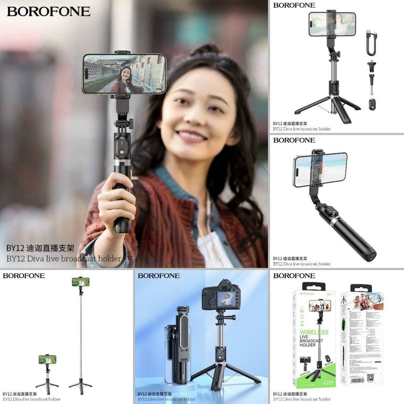 Selfie Stick Borofone BY 12, Wireless