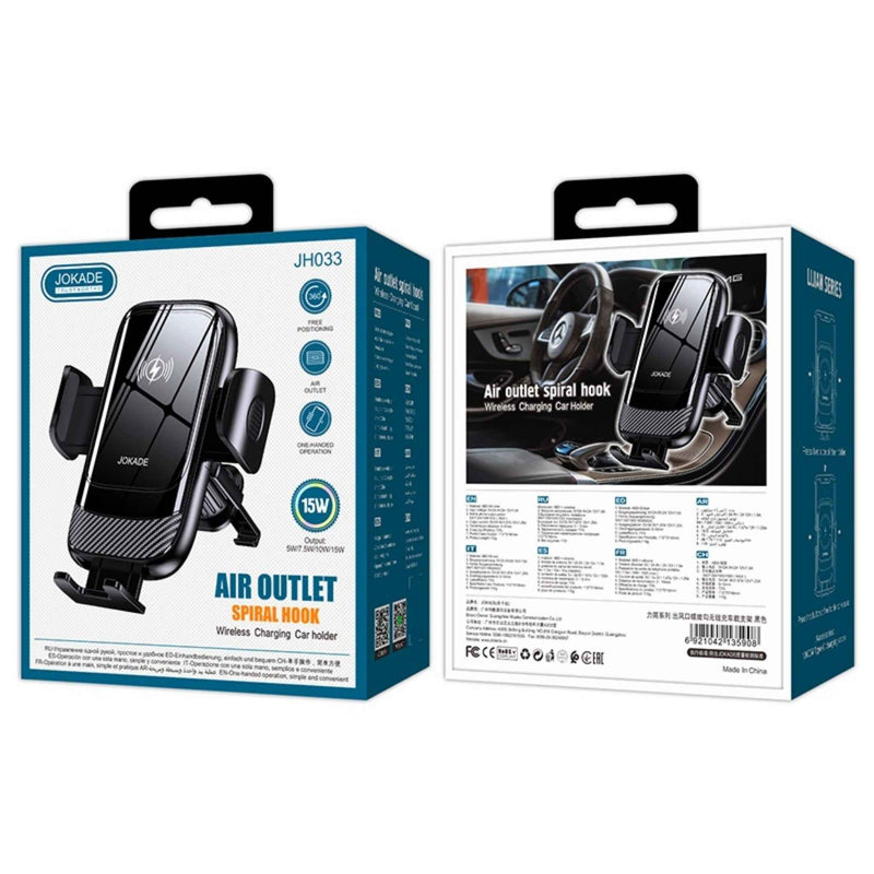 Suport Auto Cu Incarcare Wireless Jokade JH033