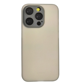 Husa iPhone 15 Pro Silicon Spate Ultra Slim 0, 3mm, Titanium Grey Kzdoo