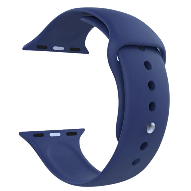 Curea Ceas Silicon Apple Watch 42/44/45/46/49 mm, Albastru