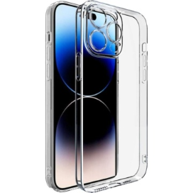Husa iPhone 14 Pro Silicon Transparent Cu Protectie Camera