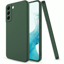 Husa Spate Silicon Soft Samsung S21 Plus Cu Protectie Camera, Verde