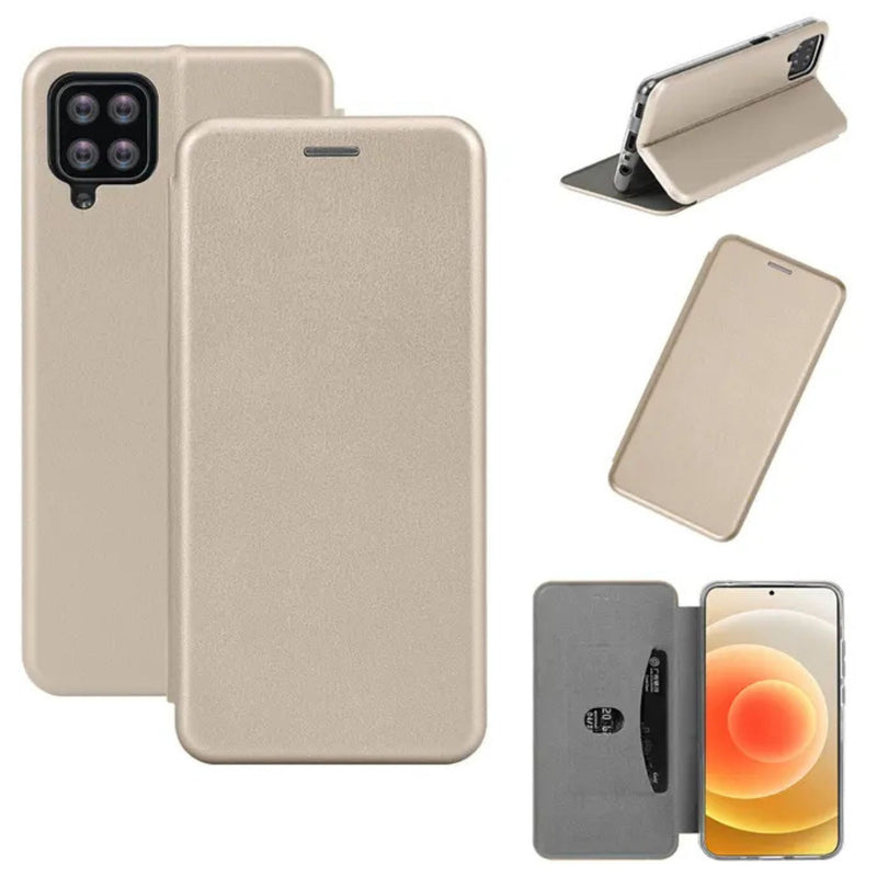 Husa Carte Samsung S21 FE, Auriu
