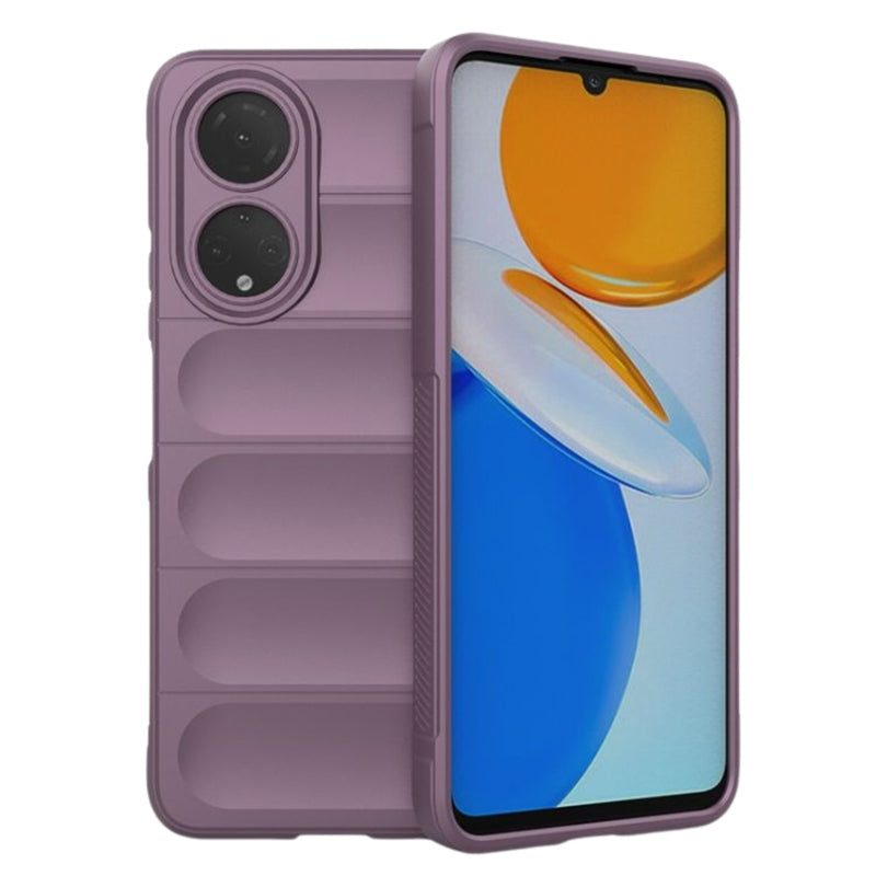 Husa Honor X7 Spate Silicon Wave Matt Cu Protectie Camera , Mov