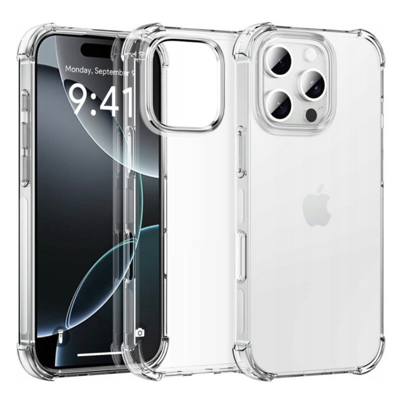 Husa iPhone 12 Pro Spate Silicon Transparent, Antisoc