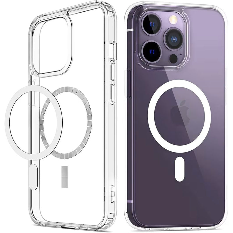 Husa iPhone 13 Pro Max Transparenta Magsafe Antisoc