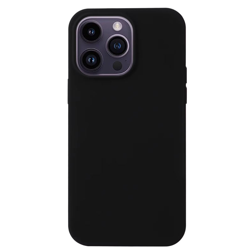 Husa iPhone 13 Pro Spate Silicon Soft, Negru