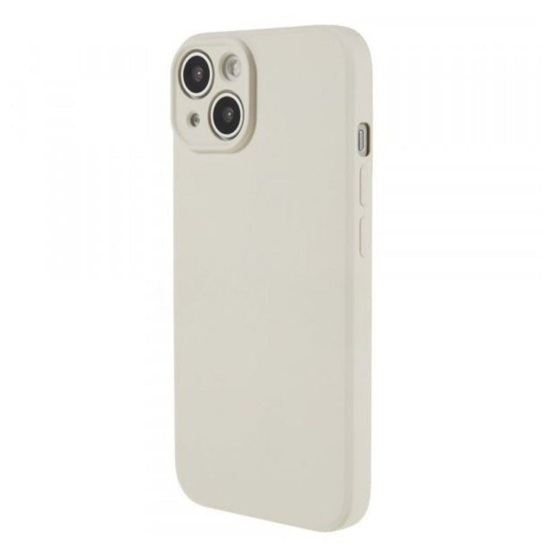 Husa iPhone 13 Spate Silicon Soft Cu Protectia Camera, Alb