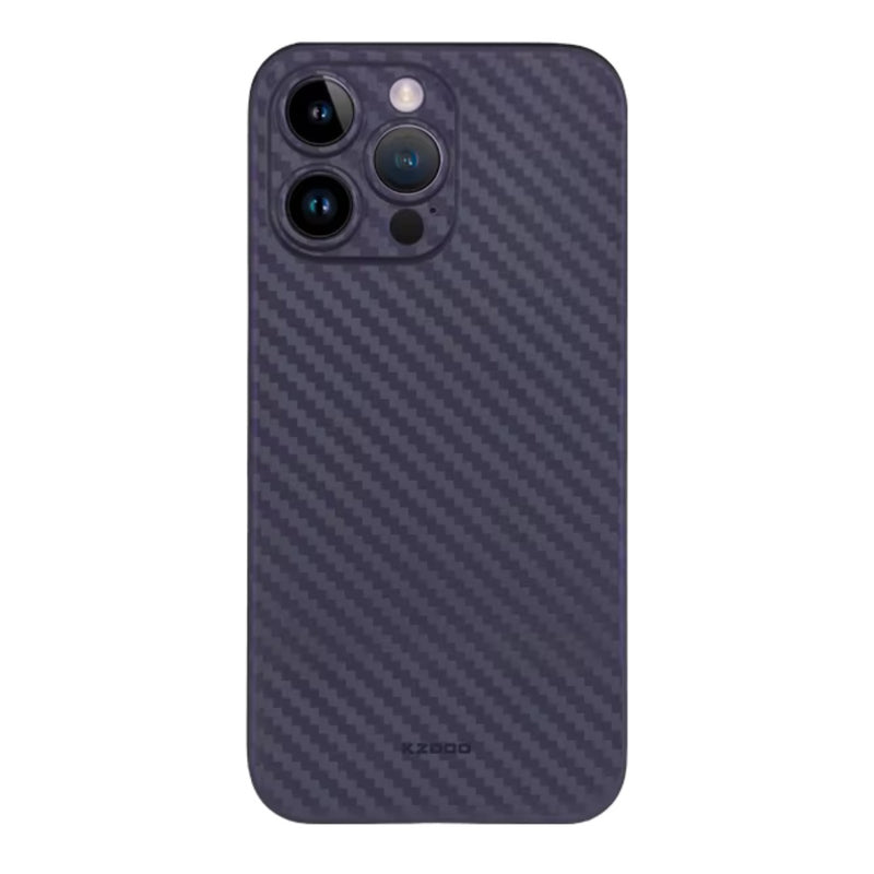 Husa iPhone 14 Pro Max Spate Carbon Kzdoo, Mov