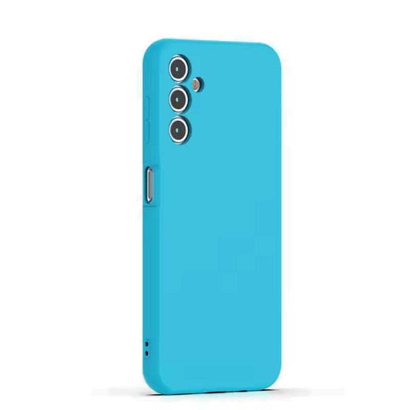 Husa Samsung A05S Spate Silicon Soft Cu Protectie Camera, Albastru Deschis