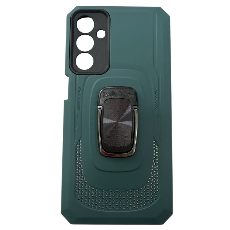 Husa Samsung A15 Hybrid Armor, Antisoc Cu Protectie Camera,Verde
