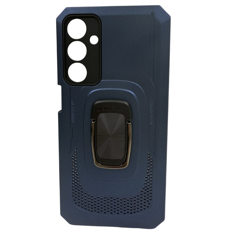 Husa Samsung A25 5G Hybrid Armor, Antisoc, Protectie Camera,Albastru