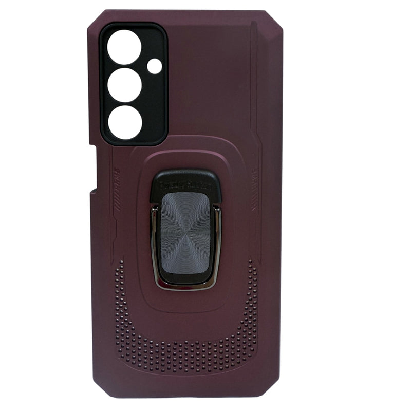 Husa Samsung A25 5G Hybrid Armor, Antisoc, Protectie Camera,Visiniu