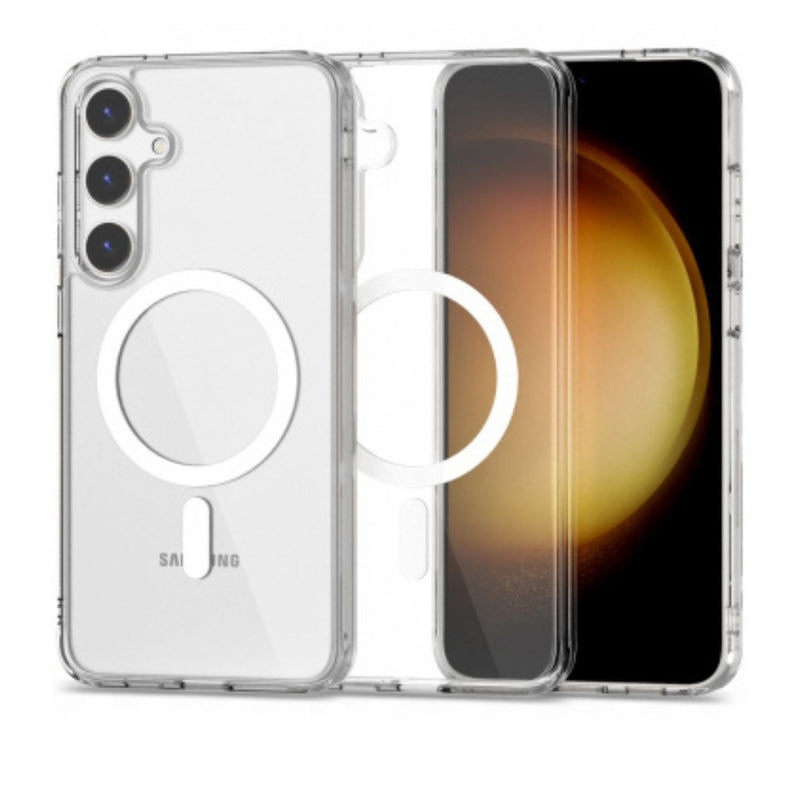 Husa Samsung S23 Spate Silicon Magsafe Transparent