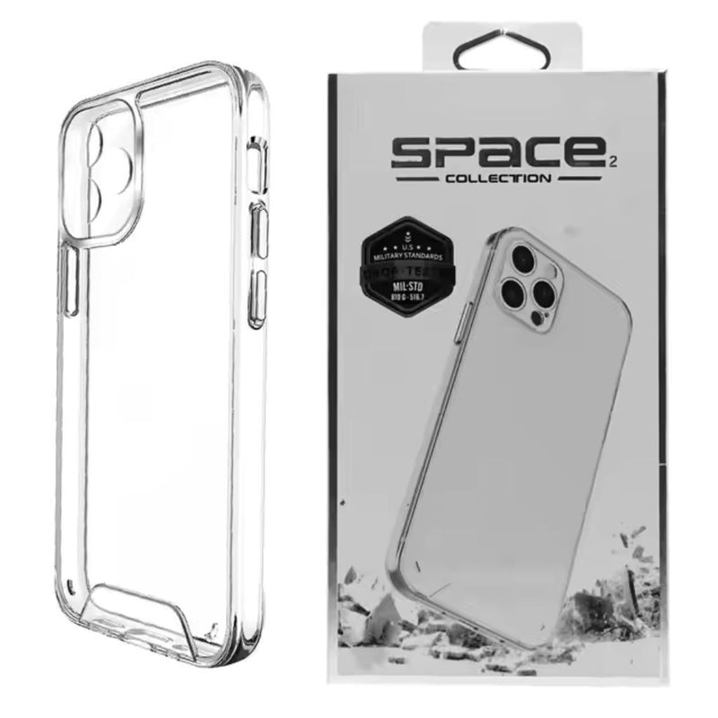 Husa Samsung S24 Plus Spate Silicon Transparent Cu Protectie Camera, Space