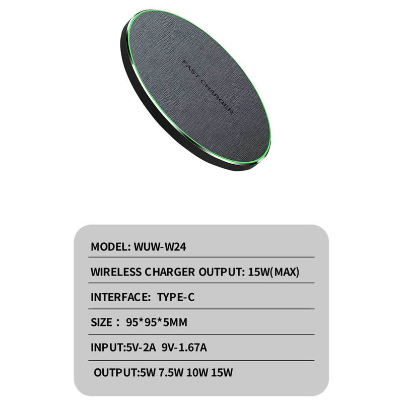 Incarcator Wireless WUW W24, 15W